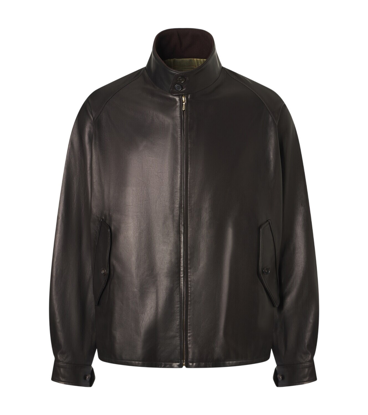 A.PRESSE - Type A-2 Leather Jacket - Black A.PRESSE