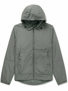 Nike Training - Unlimited Logo-Embroidered Padded Therma-FIT Hooded Jacket - Gray