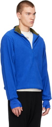 Entire Studios Blue Shell Fleece Sweatshirt