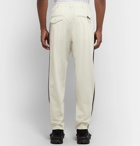 Y-3 - Striped Jersey Track Pants - Ecru