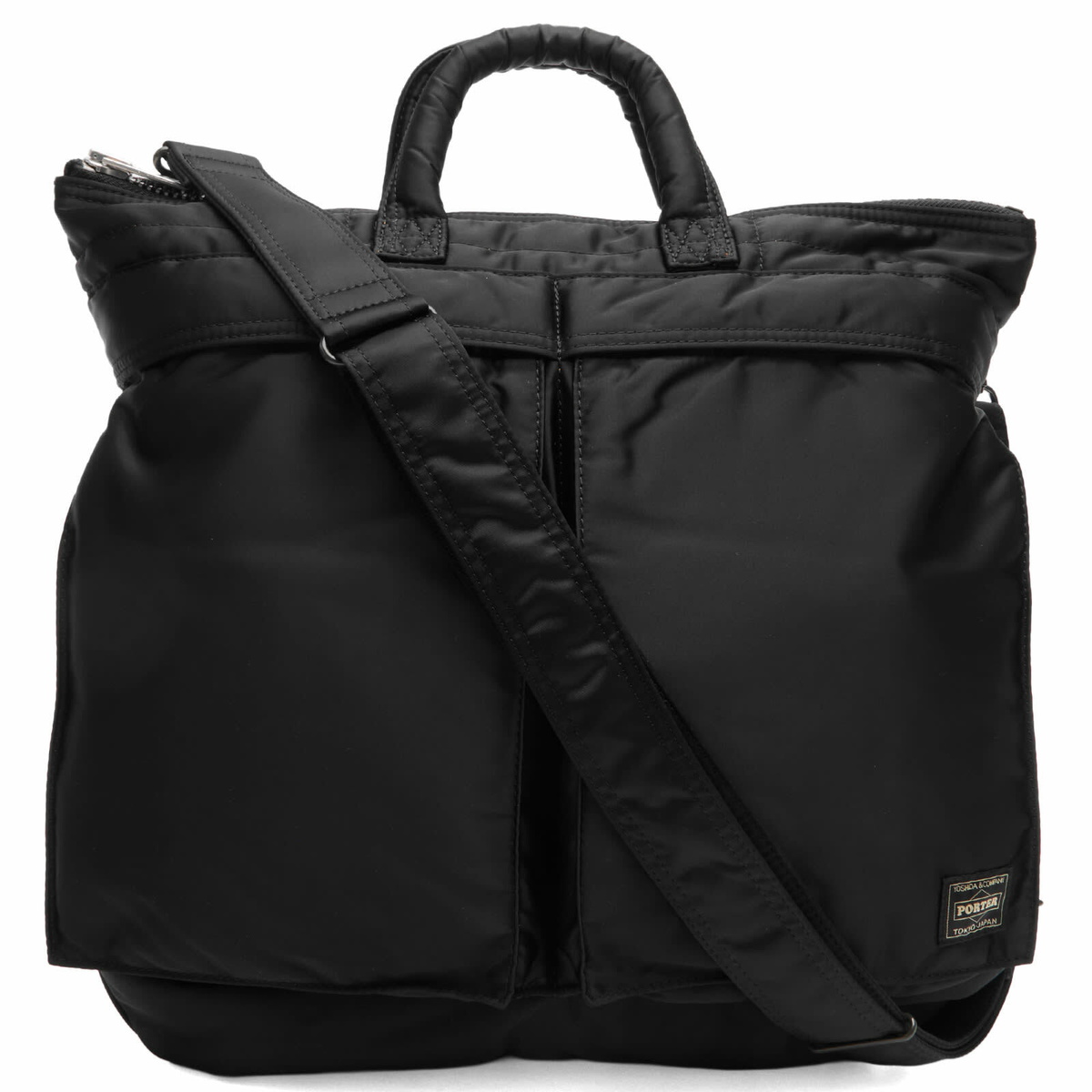 Porter-Yoshida & Co. Tanker 2-Way Helmet Bag in Black 