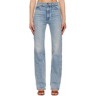KHAITE Blue Danielle Stretch Jeans
