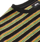 Stüssy - Hudson Striped Brushed-Cotton Sweatshirt - Multi