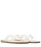Jil Sander - Leather thong sandals