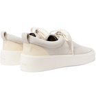 Fear of God - 101 Leather-Trimmed Suede Sneakers - Gray