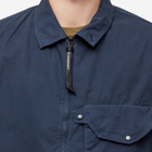 C.P. Company Men's Arm Lens Zip Shirt in Total Eclipse