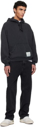 Axel Arigato Black Patch Washed Hoodie