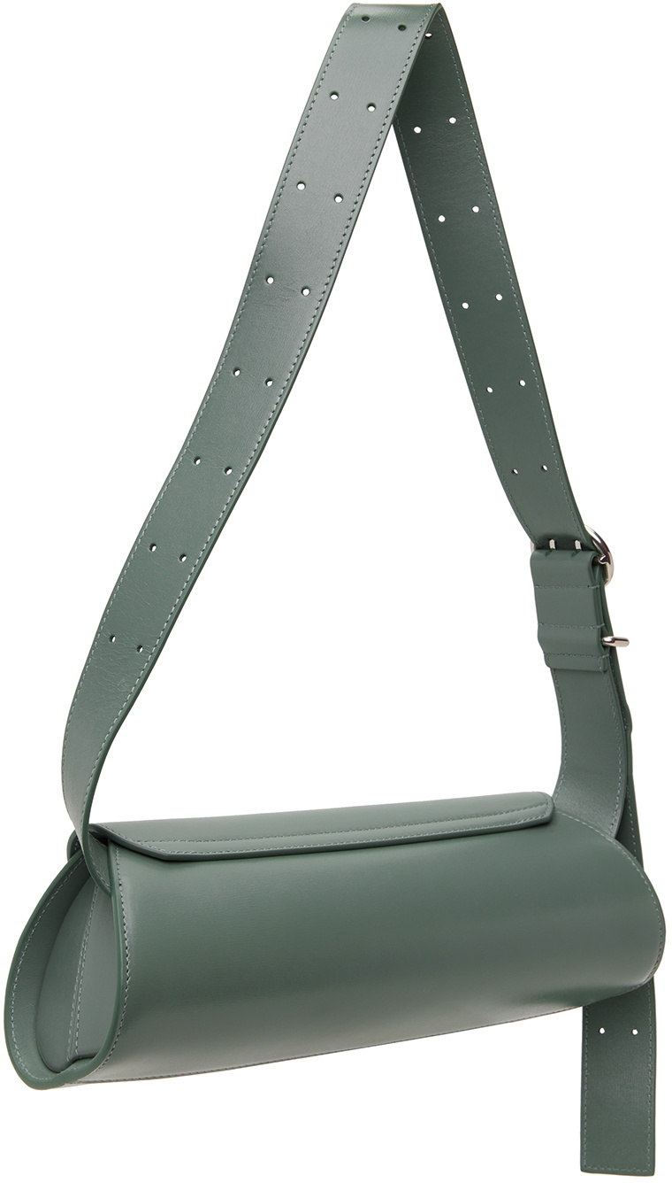 Jil Sander Green Small Cannolo Bag Jil Sander
