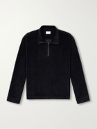 Aimé Leon Dore - Cotton-Corduroy Zip-Up Sweatshirt - Black