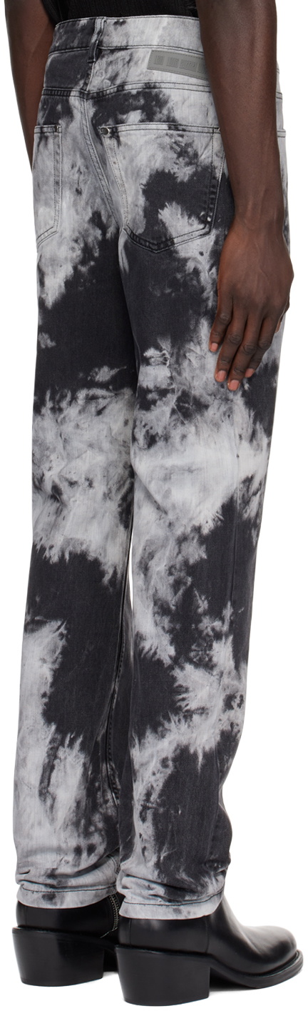 LGN Louis Gabriel Nouchi Black Tie-Dye Jeans