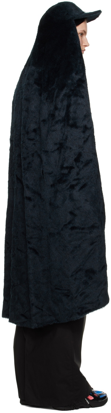 Raf Simons Navy Cape Cap