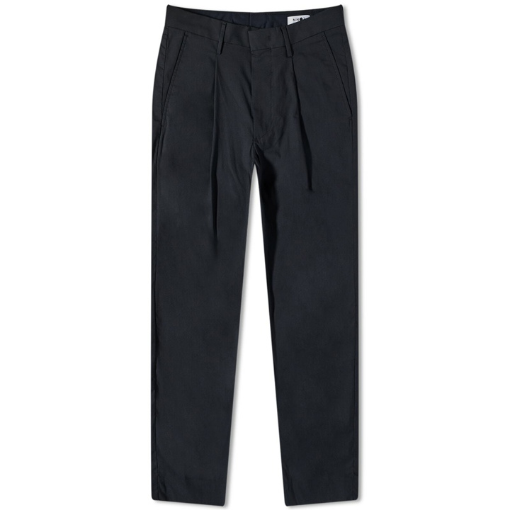 Photo: NN07 Men's Bill Pleated Pant in Navy Blue