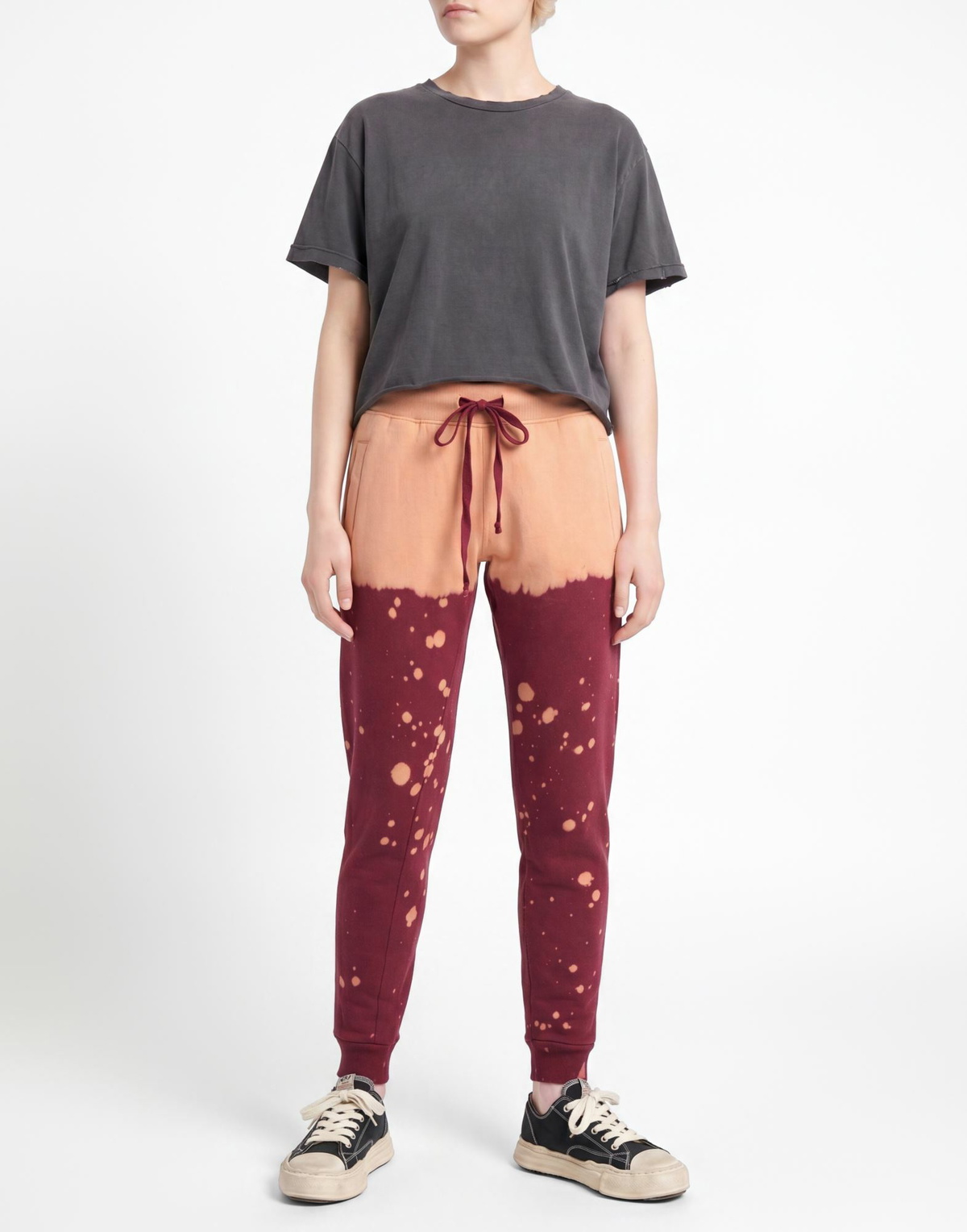 La Detresse Womens Pants Garnet