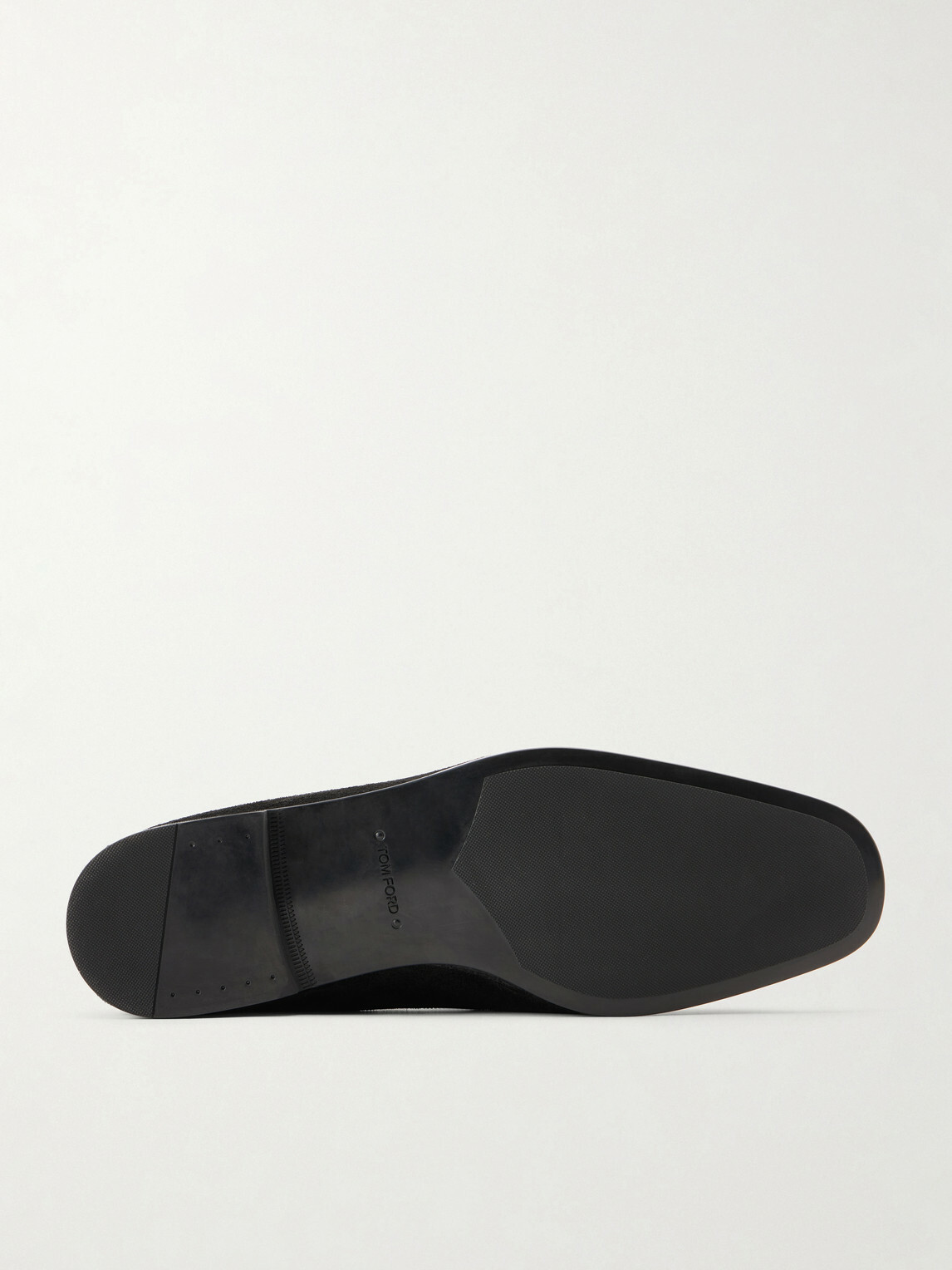 TOM FORD - Sean Suede Penny Loafers - Black