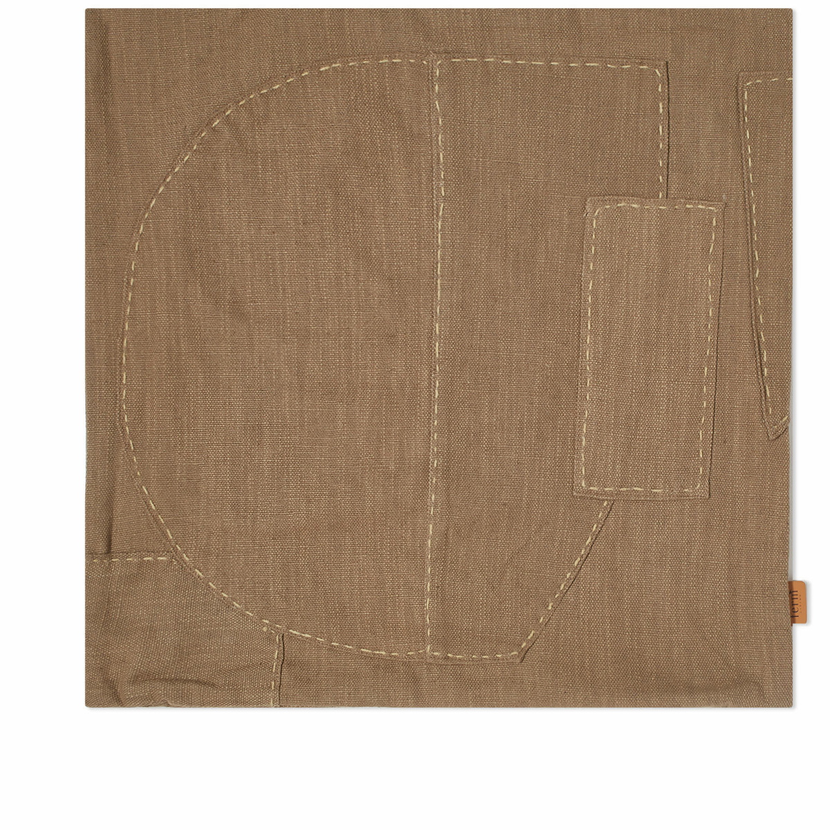 Ferm Living Darn Cushion Cover in Dark Taupe 