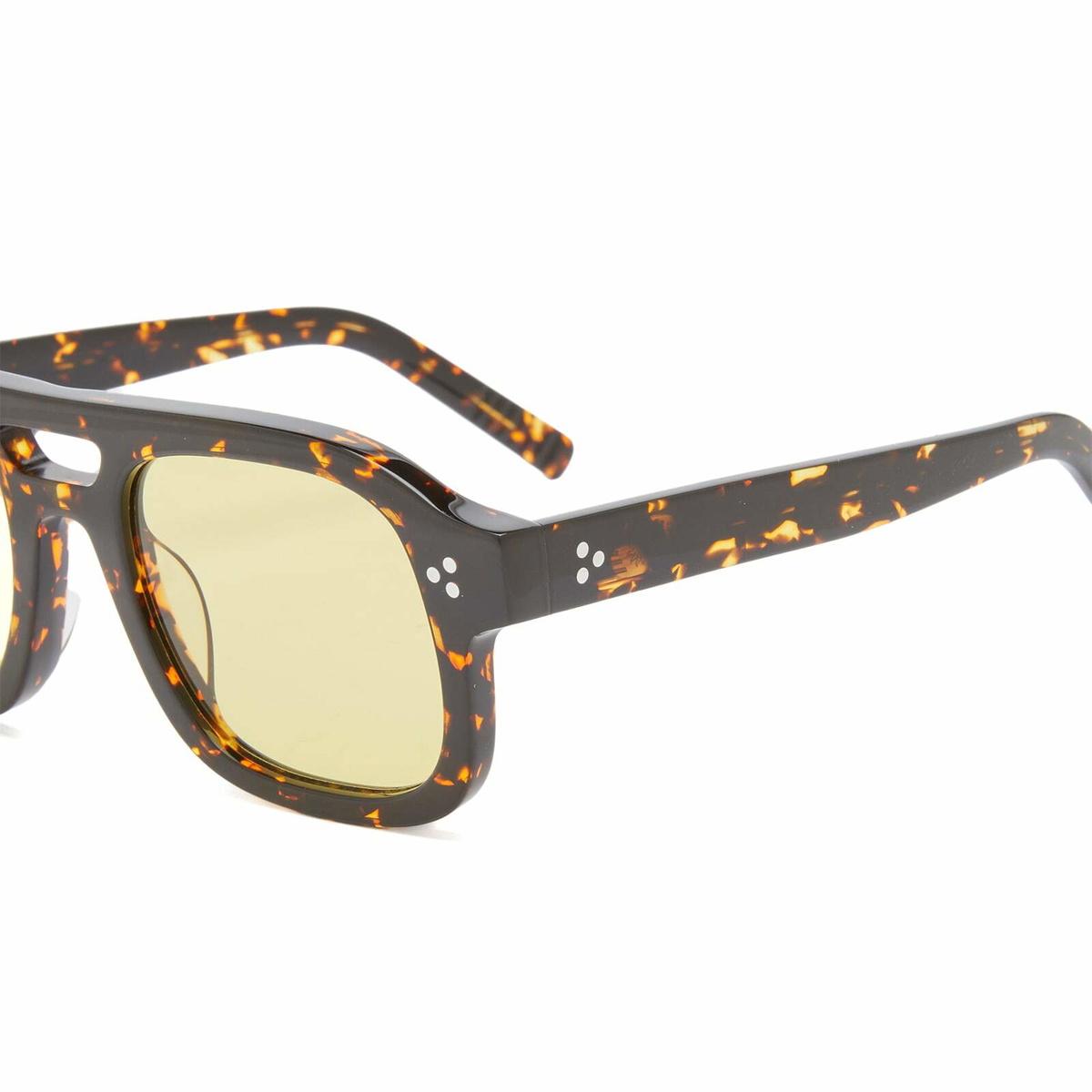 AKILA Dillinger Sunglasses in Tortoise/Yellow 