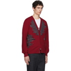 Missoni Red Pattern Cardigan