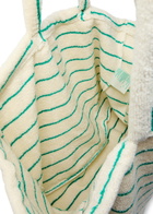 Bongusta Naram Weekend Striped Terry - White And Green - One Size