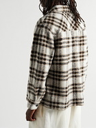 Isabel Marant - Kervont Checked Wool-Blend Bouclé Overshirt - Neutrals