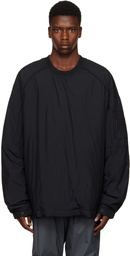 Juun.J Black Padded Sweatshirt