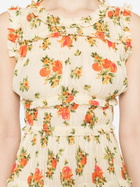 DÔEN Yellow Martha Floral-Print Mini Dress