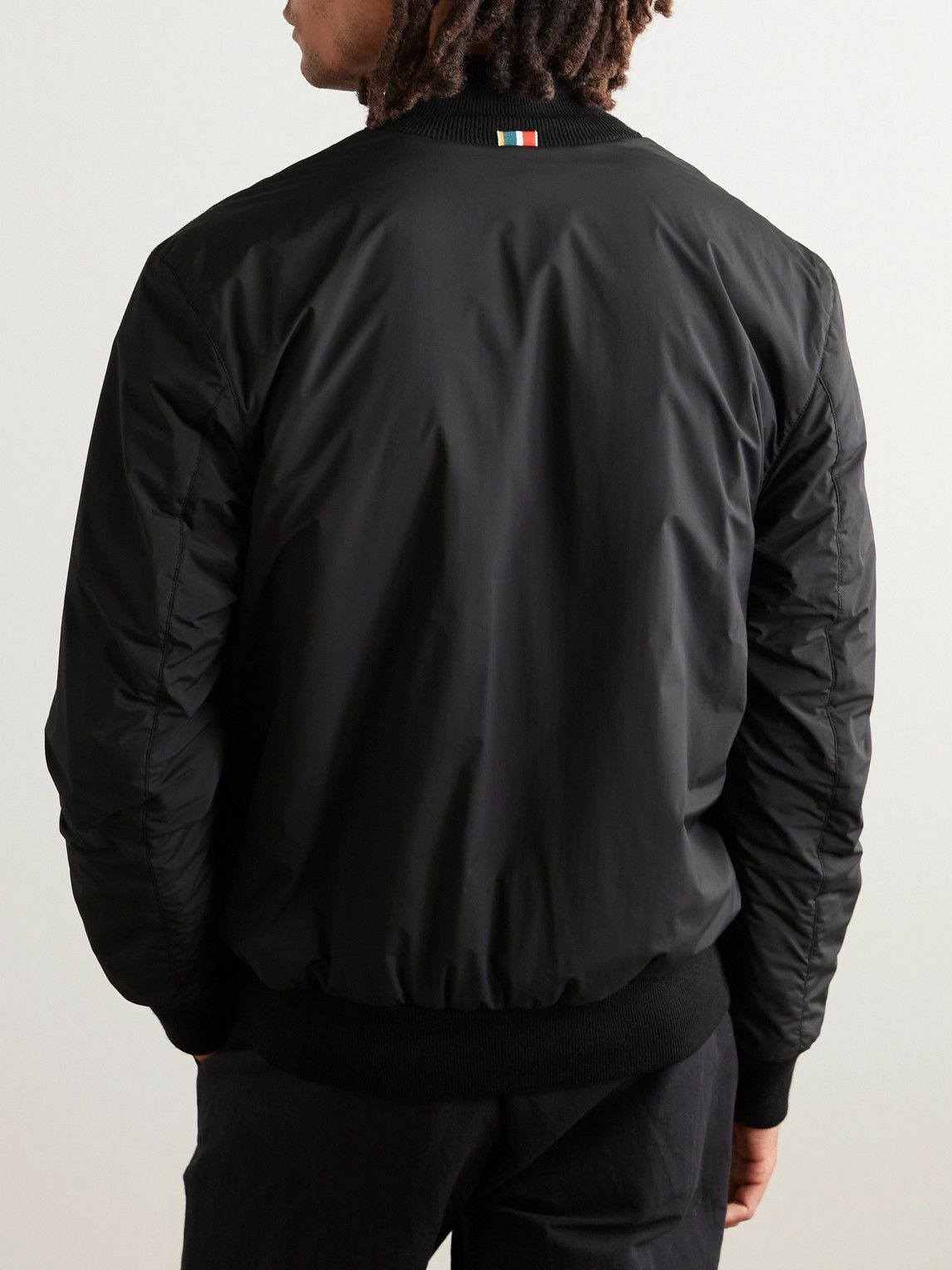 Orlebar Brown - Sedgeley Reversible Shell and Merino Wool Padded Bomber Jacket - Black