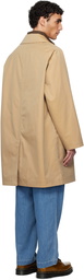 nanamica Beige 2L Cotton GORE-TEX Double Breasted Coat