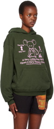 Online Ceramics Green 'The Only Way Out Is In' Hoodie