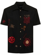 ANDERSSON BELL Embroidered Linen & Cotton Shirt