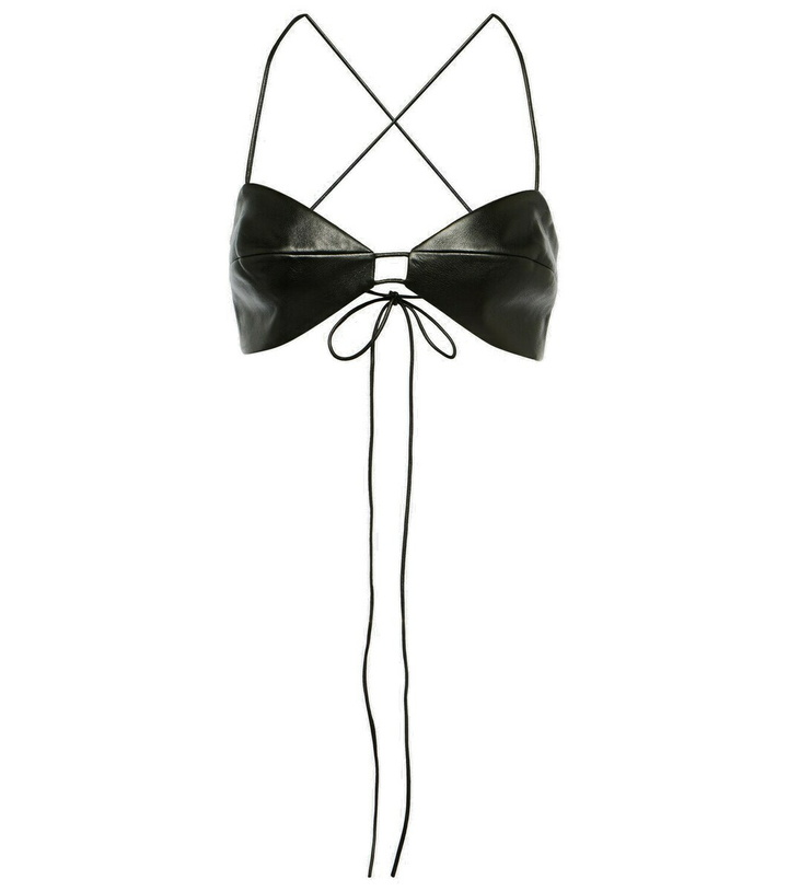 Photo: The Sei Leather bra