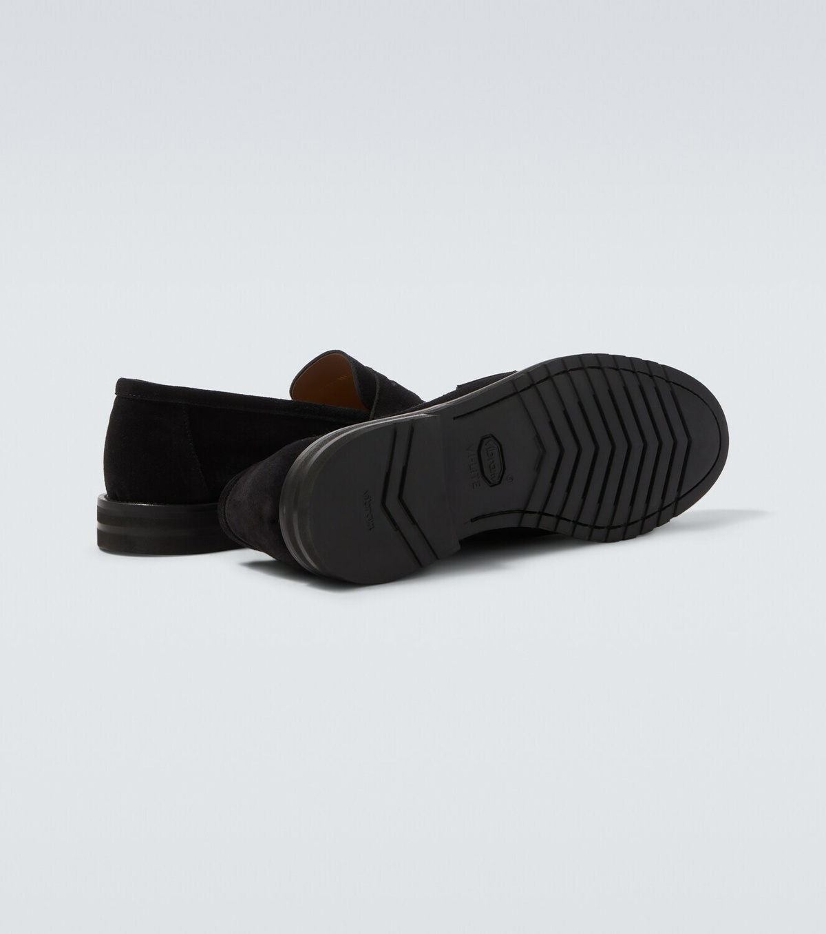 Thom Sweeney Suede penny loafers