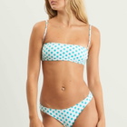 Fruity Booty Women's Frizzante Bikini Bottom in Aqua White