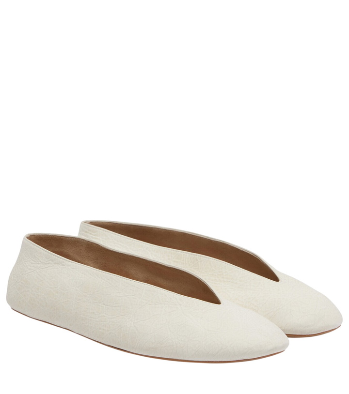 Photo: The Row Fay leather ballet flats