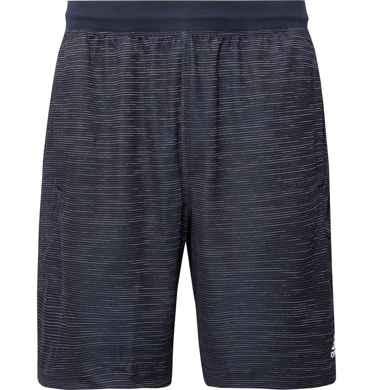 Barnlig Tap dump Adidas Sport - 4KRFT Striped Climalite Shorts - Blue adidas