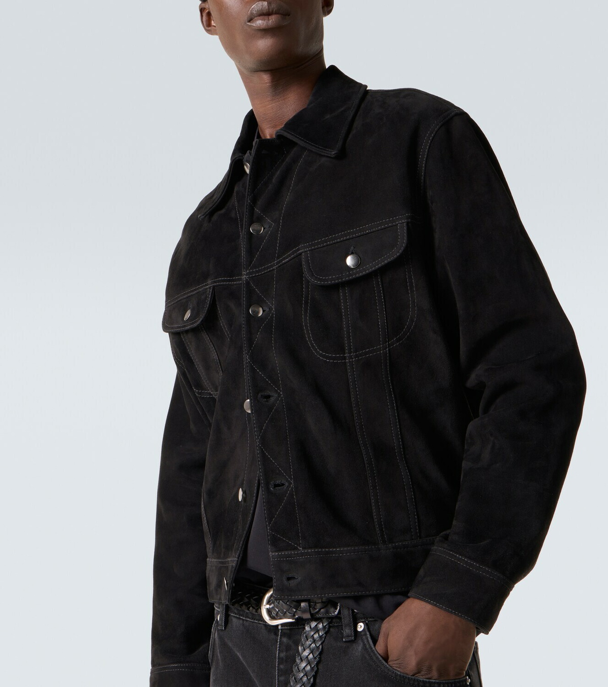 Studio Nicholson x Aaron Levine Boston suede jacket
