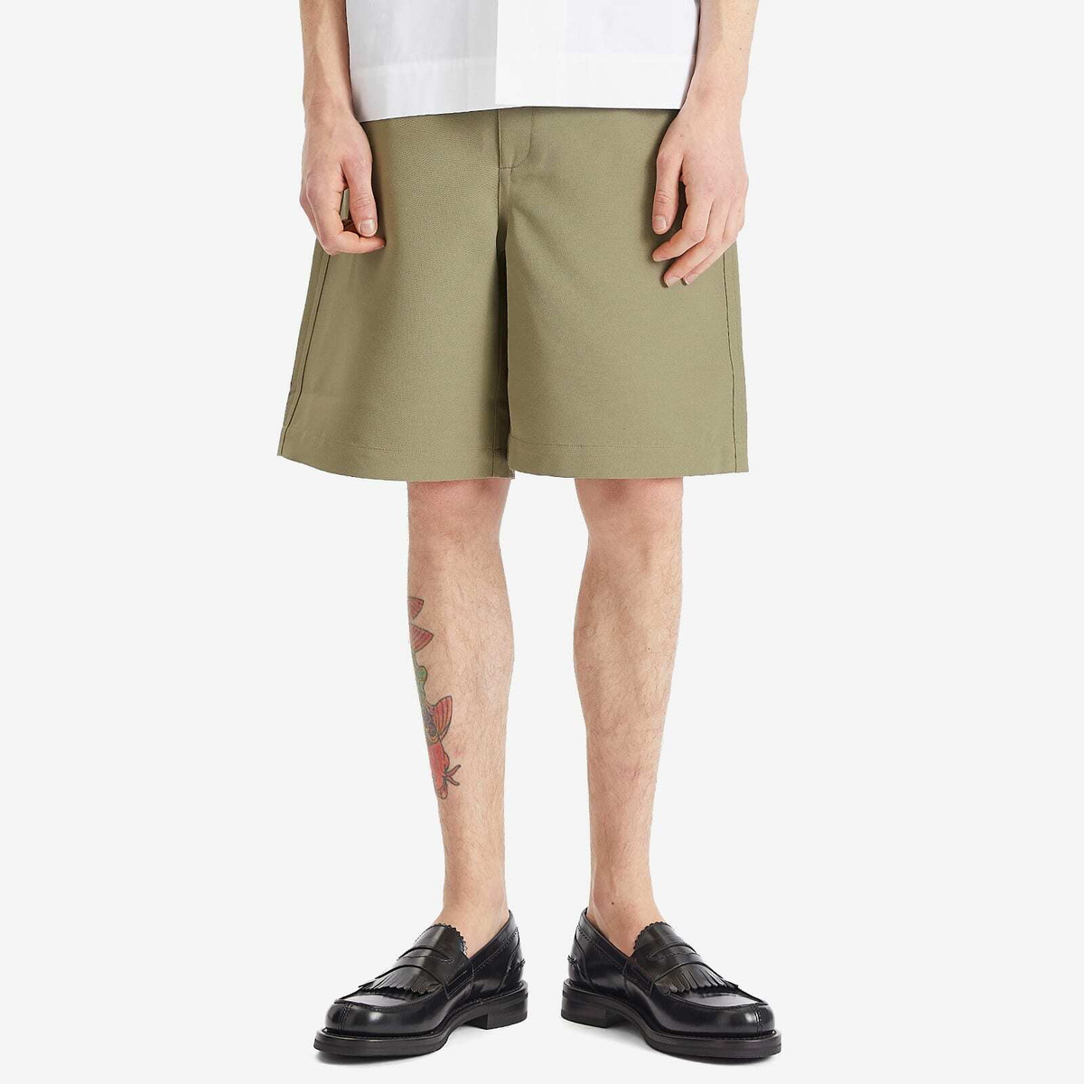 Róhe Men's Utility Shorts in Sage