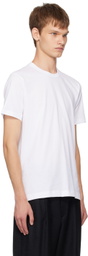 Comme des Garçons Shirt White Crewneck T-shirt