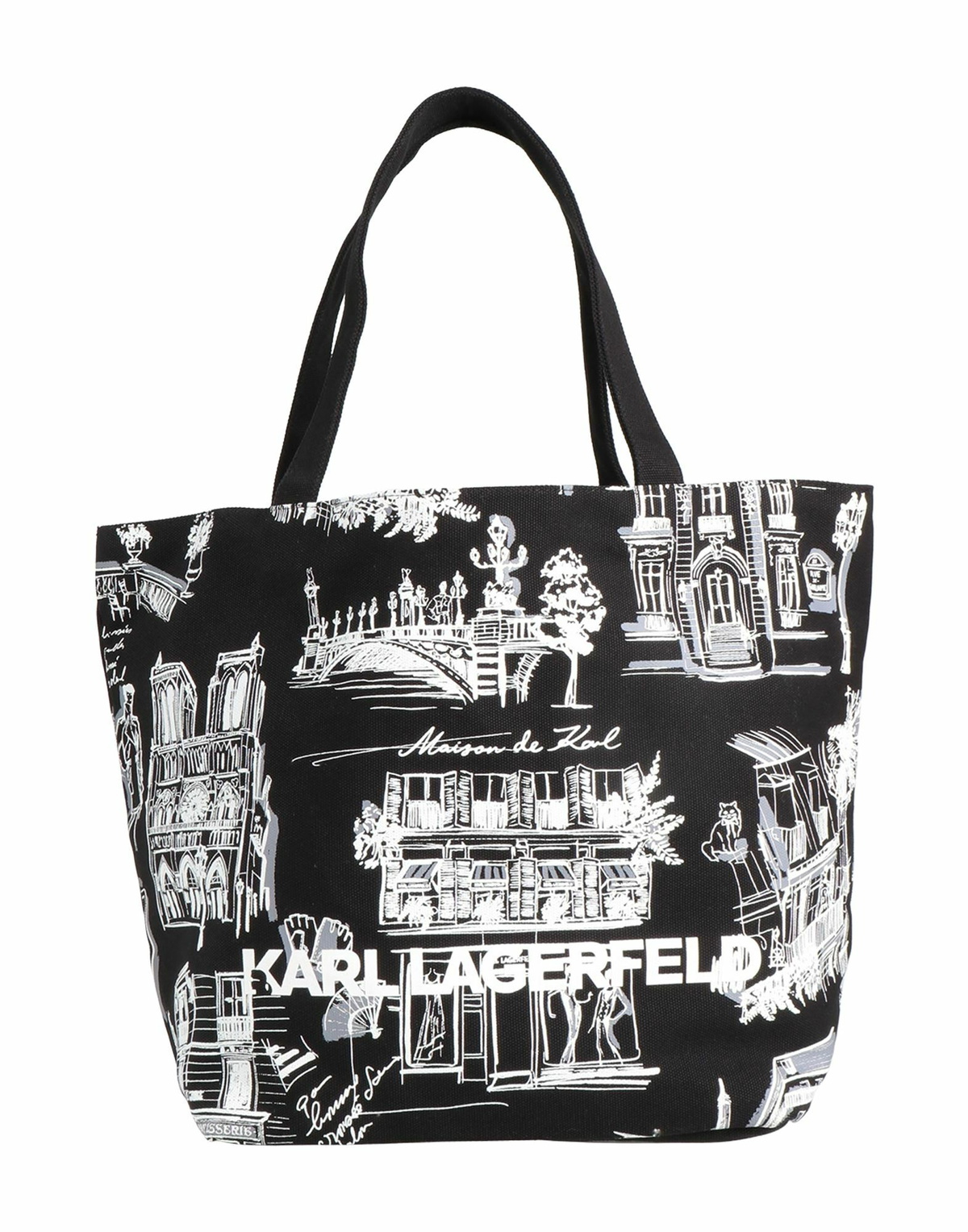 Karl Lagerfeld Womens Handbag in Black