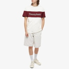 Tommy Jeans Men's Classic Serif Linear Block T-Shirt in White