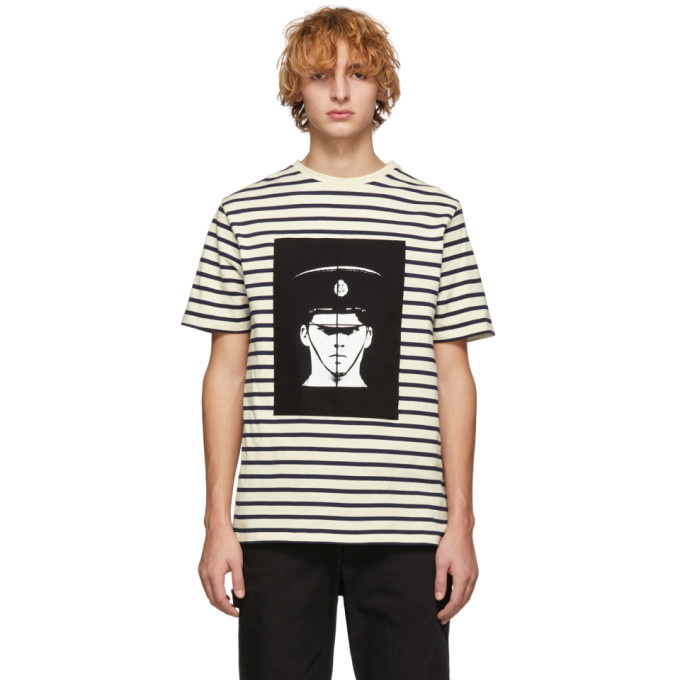 Photo: JW Anderson Off-White and Navy GandG Policeman T-Shirt