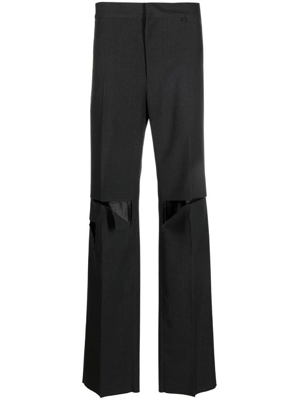 Photo: GIVENCHY - Ripped Wool Trousers