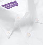 Ralph Lauren Purple Label - Button-Down Collar Cotton Oxford Shirt - Men - White