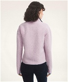 Brooks Brothers Women's Teddy Fleece Half-Zip Pullover | Light Purple