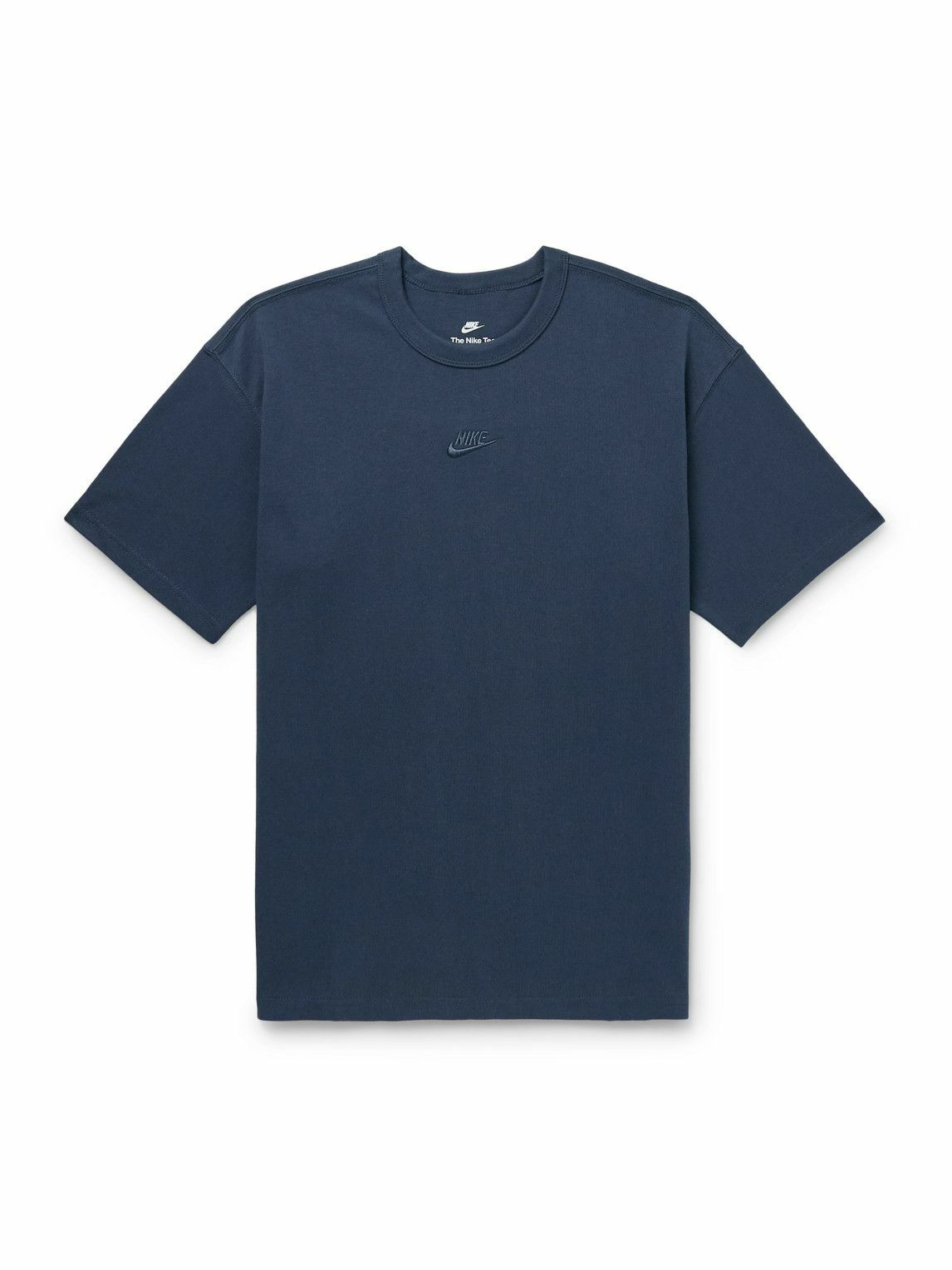 Nike - Sportswear Premium Essentials Logo-Embroidered Cotton