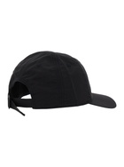 The North Face Black Baseball Cap With Logo Print On The Front In Tech Fabric Man