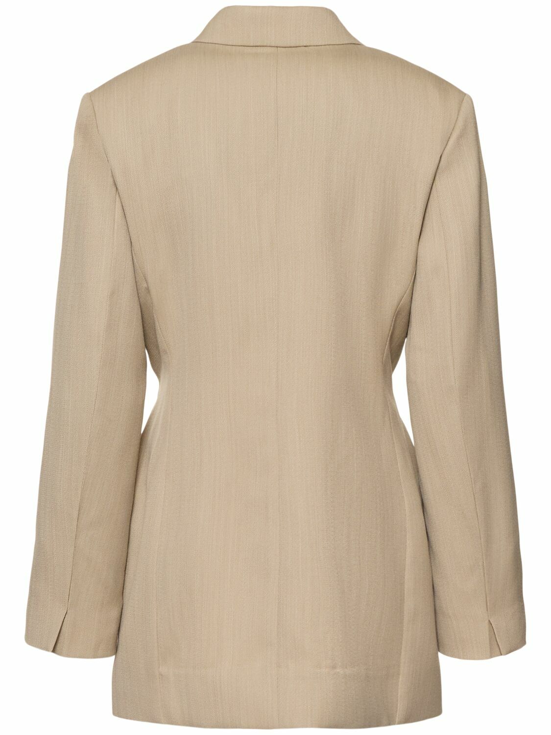 VICTORIA BECKHAM Belted Wool Jacket Victoria Beckham
