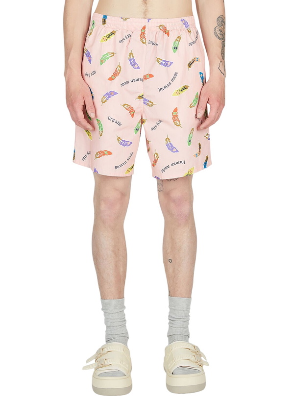 Photo: Human Made Feather Print Shorts