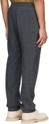 De Bonne Facture Gray Linen Trousers