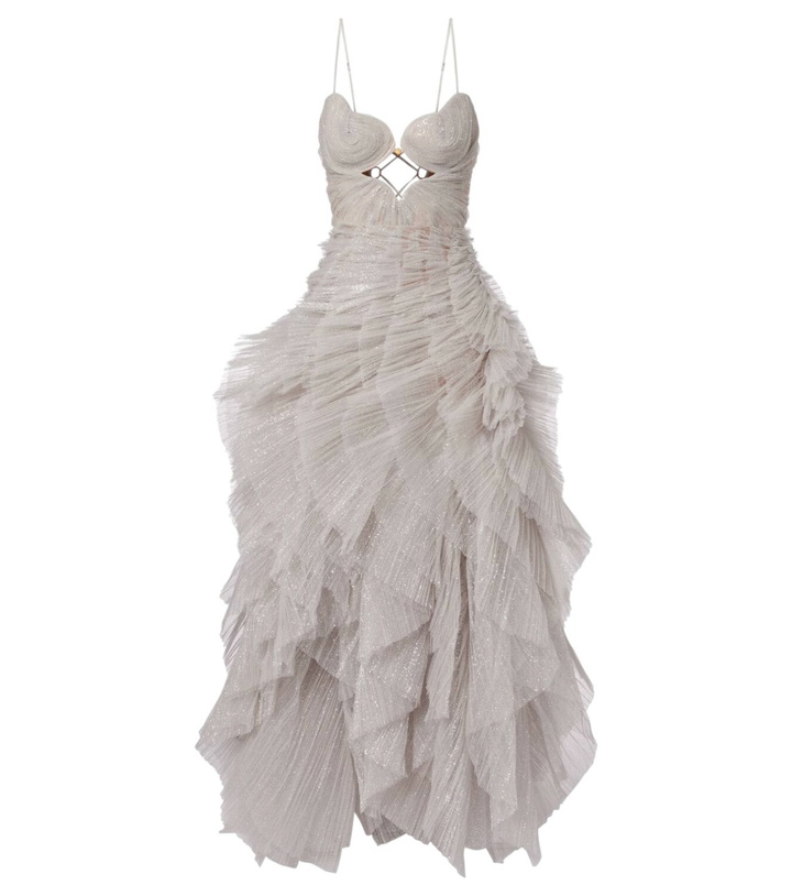 Photo: Maria Lucia Hohan Sureya cutout ruffled tulle gown