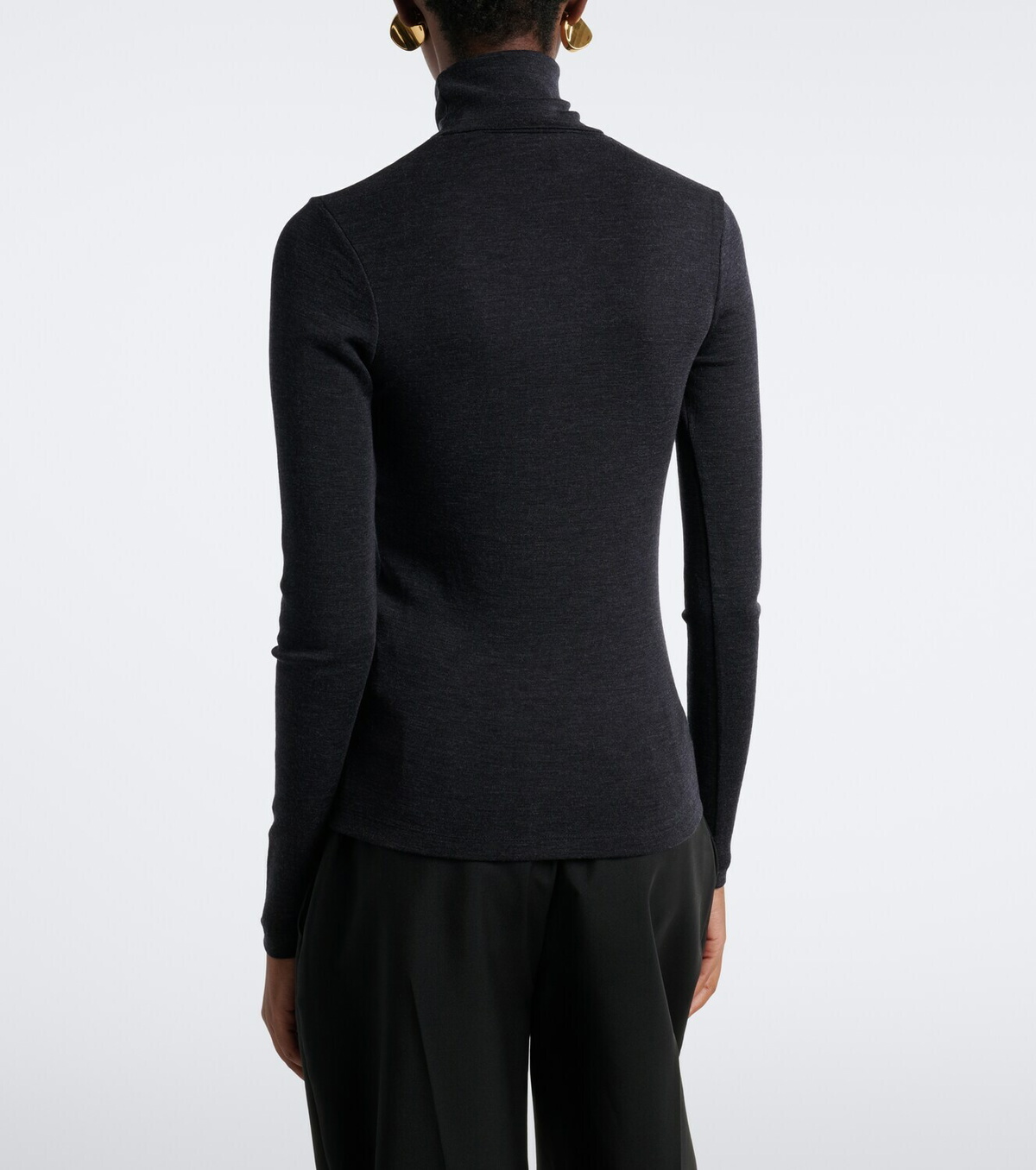 Róhe Knitted wool turtleneck sweater